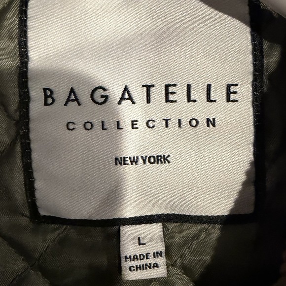 Bagatelle Womens Quilted Lightweight Barn Coat Jacket Snap Front Cord Collar - Picture 2 of 7